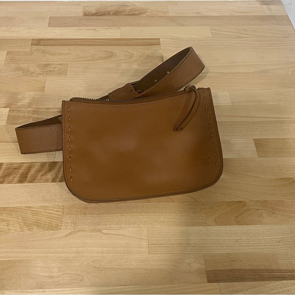 Frye Tan Leather Bag Fanny Pack Crossbody